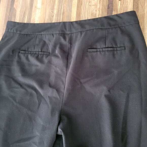 Calvin Klein Black Flat Front Ladies Slacks - Picture 7 of 10